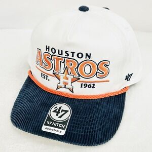 '47 Brand Houston Astros Rustic Hitch A-Frame Hat Cap Snapback Adjustable MLB